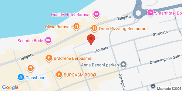 Map displaying event location