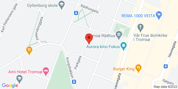Kart som viser hvor arrangementet foregår