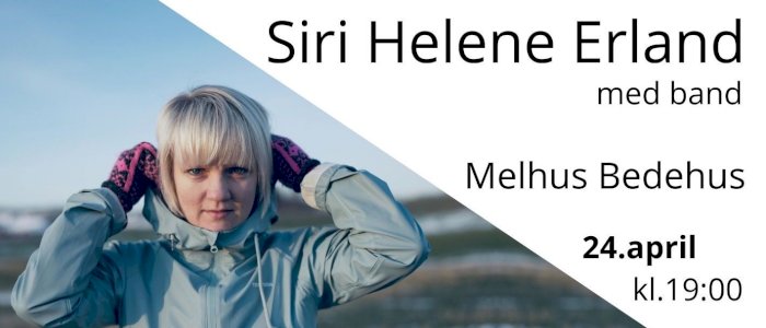 Konsert med Siri Helene Erland m/band