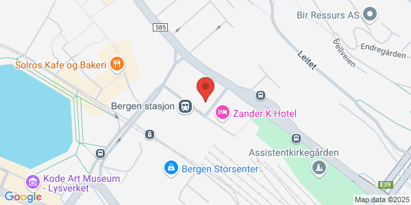 Map displaying event location