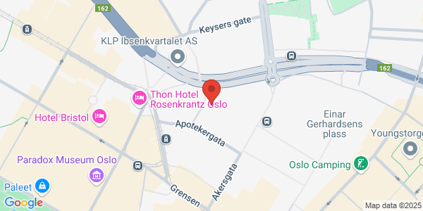 Kart som viser hvor arrangementet foregår