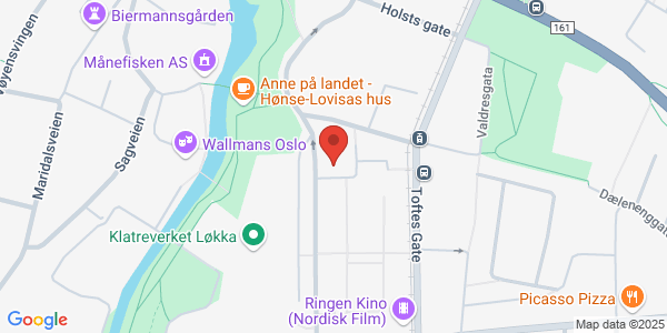 Map displaying event location