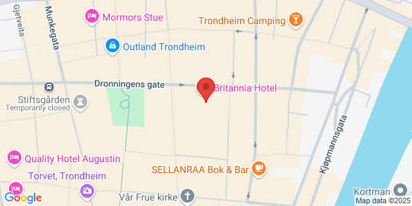 Map displaying event location