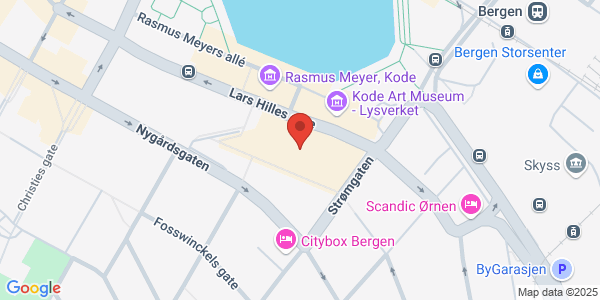 Map displaying event location