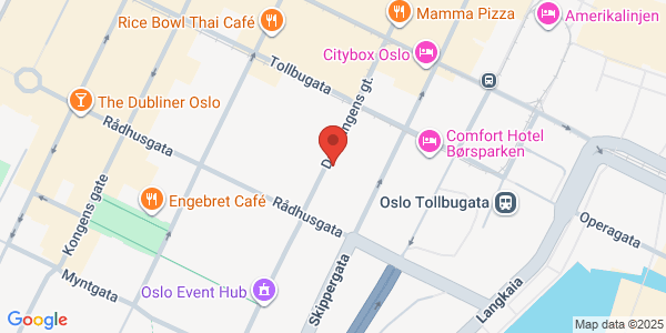 Map displaying event location