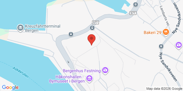 Map displaying event location
