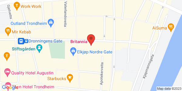 Map displaying event location