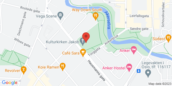 Map displaying event location