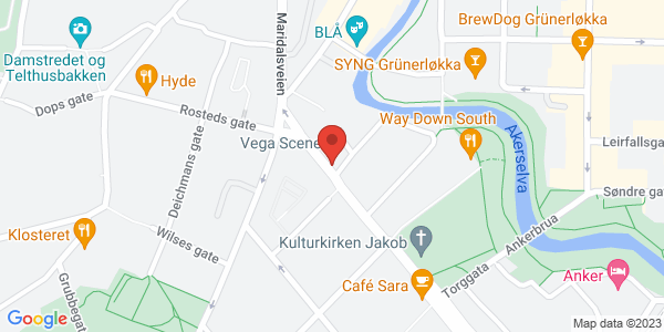 Map displaying event location