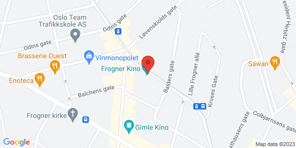 Map displaying event location