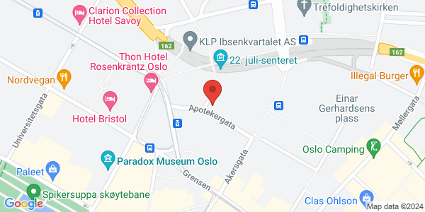 Map displaying event location