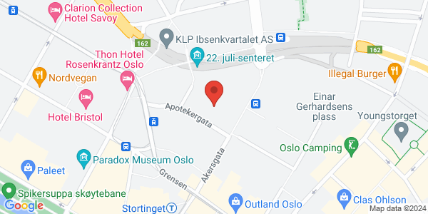 Map displaying event location