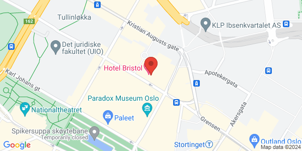 Map displaying event location
