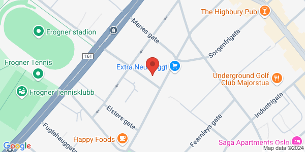 Map displaying event location