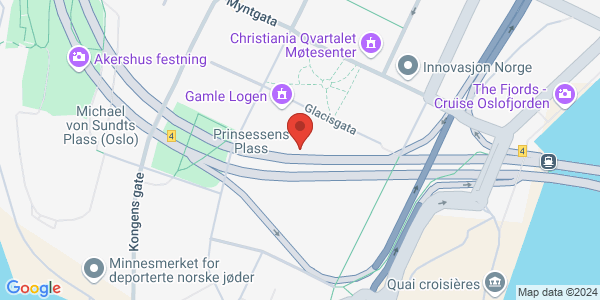 Map displaying event location