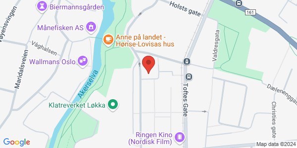 Map displaying event location