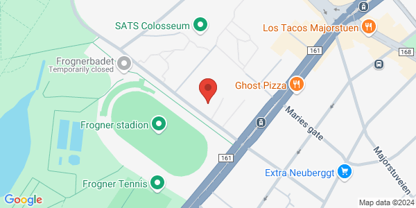 Map displaying event location