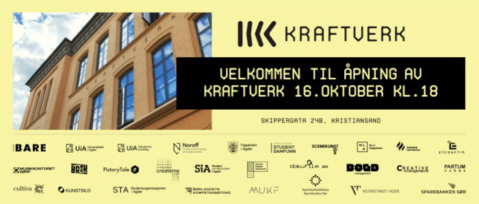 Velkommen til energifull åpning av Kraftverk presis kl. 1800!