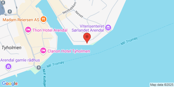 Map displaying event location