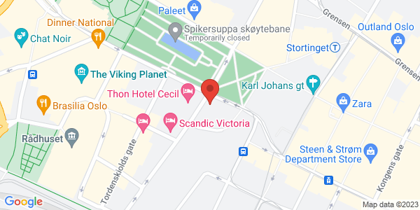 Map displaying event location