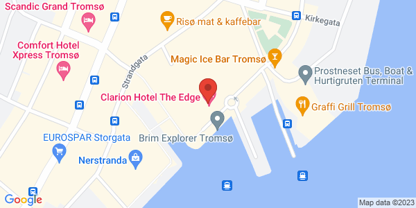 Map displaying event location