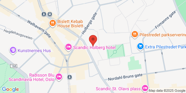 Map displaying event location