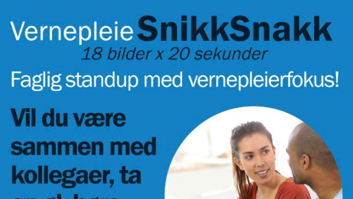 VernepleierSnikkSnakk i Trondheim 26.november