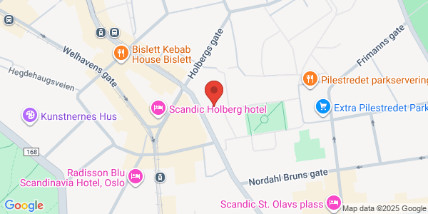 Map displaying event location