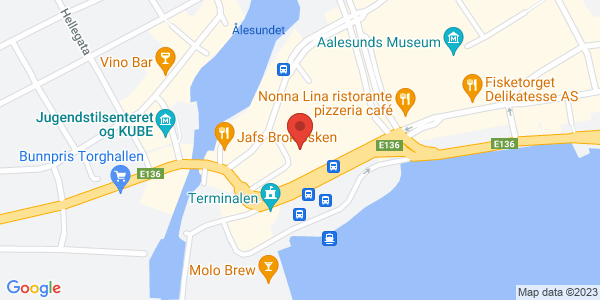 Map displaying event location