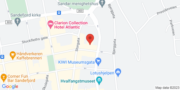 Kart som viser hvor arrangementet foregår