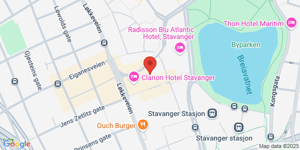 Map displaying event location