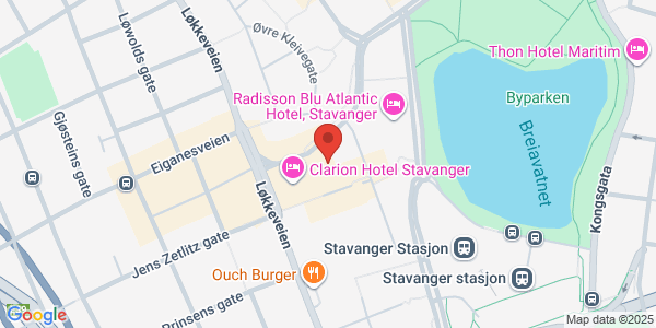 Map displaying event location