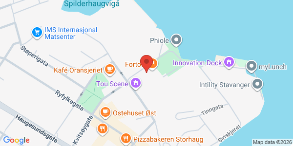 Kart som viser hvor arrangementet foregår