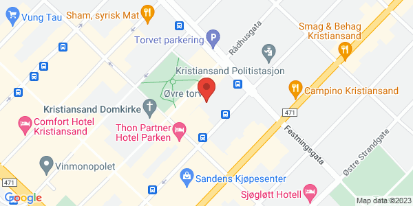 Map displaying event location
