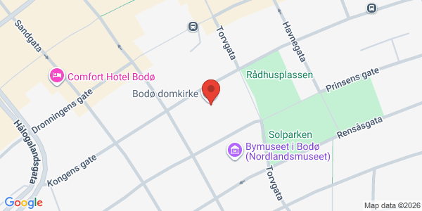 Kart som viser hvor arrangementet foregår