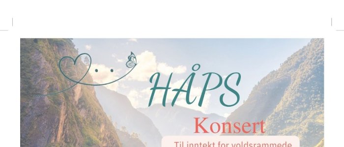 Sponsorpakke HÅPS-konsert