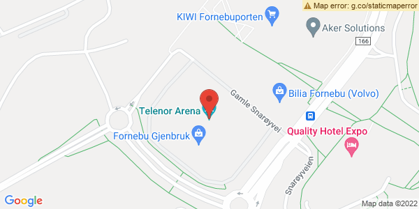 Kart som viser hvor arrangementet foregår