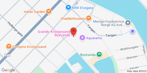 Map displaying event location