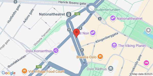 Map displaying event location