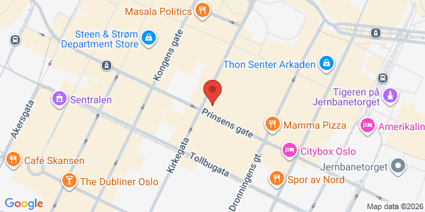Map displaying event location