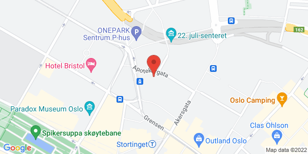 Map displaying event location