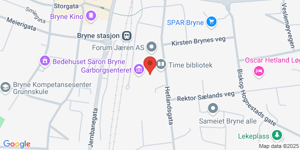 Map displaying event location