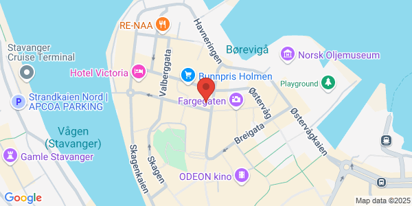 Map displaying event location
