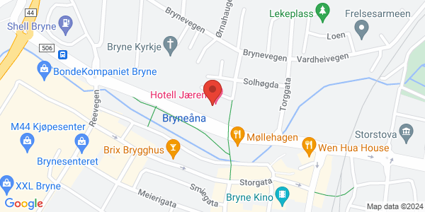 Map displaying event location
