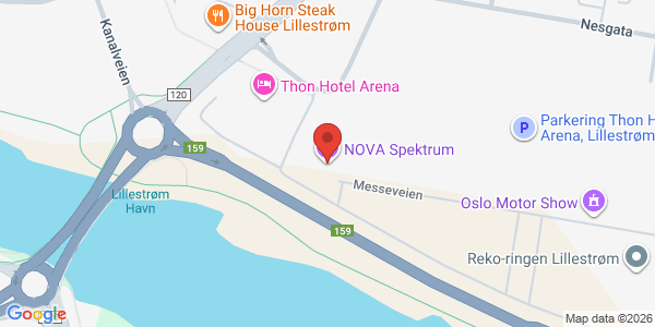 Map displaying event location