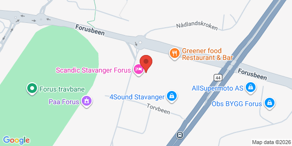 Map displaying event location