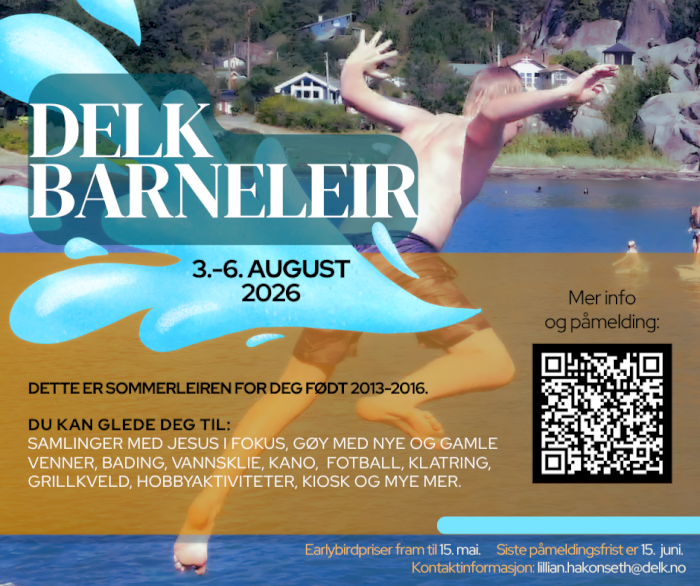 DELK barneleir på Solåsen 2026