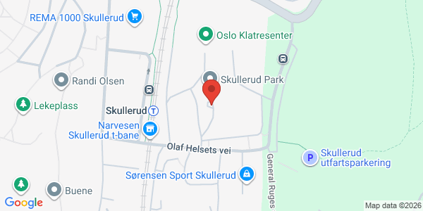 Kart som viser hvor arrangementet foregår