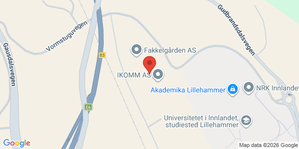 Kart som viser hvor arrangementet foregår
