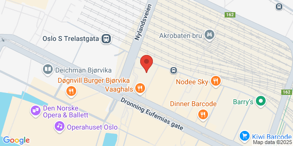 Map displaying event location